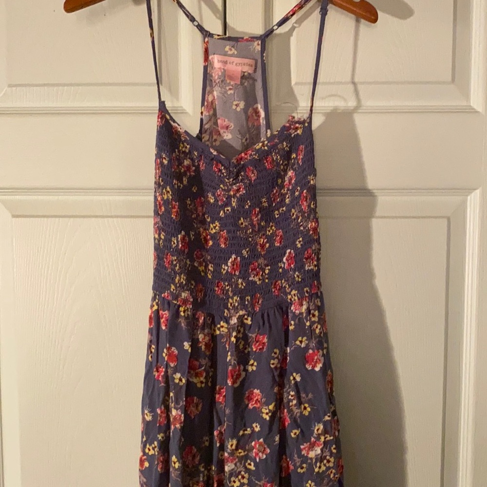 Blue Floral Romper